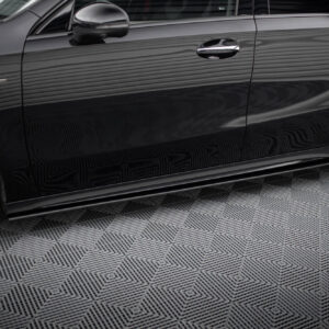 Maxton Design Street Pro Side Skirts Diffusers Mercedes-AMG A35 W177 Facelift MEA177F35CNC-SD1B