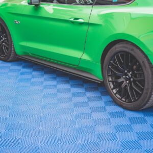 Maxton Design Street Pro Side Skirts Diffusers V.1 Ford Mustang GT Mk6 Facelift FOMU6FGTCNC-SD1B