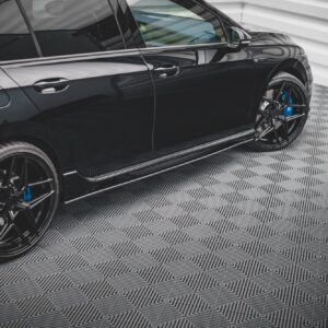 Maxton Design Street Pro Side Skirts Diffusers Volkswagen Golf R Mk8 VWGO8RCNC-SD1B