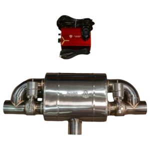Valvetronic Universal Fitment Universal Fitment Muffler UVM.63MM.TSTYLE.X1