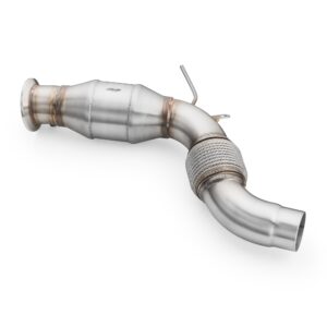 RM Motors Downpipe BMW E71 X6 30dx, 40dx N57, N57S with catalyst