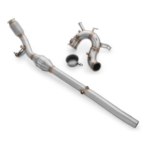 RM Motors Downpipe+ DPF OFF set Volkswagen Golf VIII 2.0 TDI GTD +heat shield