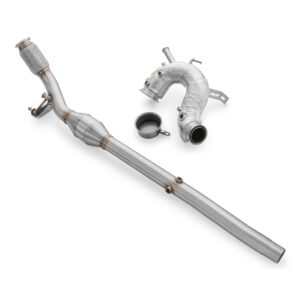 RM Motors Downpipe+ DPF OFF set Volkswagen Golf VIII 2.0 TDI GTD +heat shield