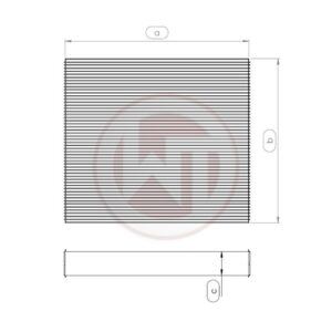 Wagner Tuning Radiator core 645x395x52 004001006-001