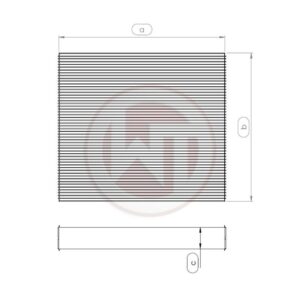 Wagner Tuning Radiator core 240x251x52 004001007-001