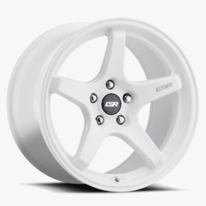 ESR Wheels APX5 18x10.5 Blank ET22 Gloss White 80511122 APX5CWHT