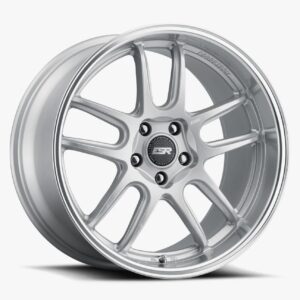 ESR Wheels APX8 18x10.5 5x120 ET22 Hyper Silver w/ Machined Lip 80552022 APX8HS-ML