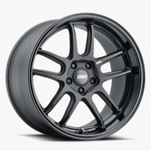 ESR Wheels APX8 19x11 Blank ET-8-36 Matte Black w/ Gloss Black Lip 911111CC APX8MBLK-BL