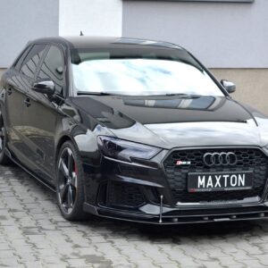 Maxton Design Front Racing Splitter V.2 Audi RS3 Sportback 8V Facelift AU-RS3-8VF-CNC-FD2A