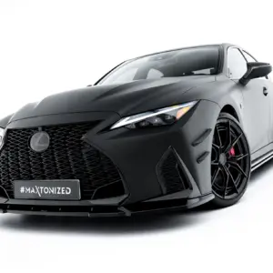 Maxton Design Front Splitter V.1 Lexus IS 500 Mk3 Facelift 2 (XE30) LE-IS-3F2-500-FD1G