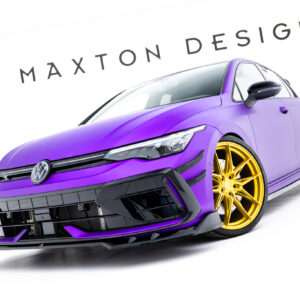 Maxton Design Front Splitter V.1 Volkswagen Golf R Hatchback Mk8 Facelift VW-GO-8F-R-FD1G