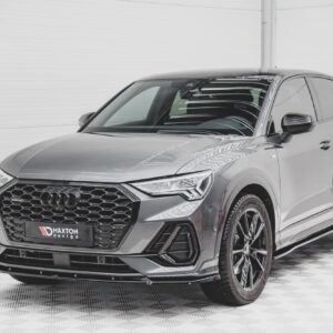 Maxton Design Front Splitter V.2 Audi Q3 Sportback / SUV S-Line F3 AU-Q3-2-SLINE-SB-FD2G