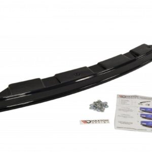 Maxton Design Rear Splitter for BMW 5 M-Pack Sedan/Touring F10/F11 - without vertical bars (fits two single exhaust ends) BM-5-11-MPACK-RD1G