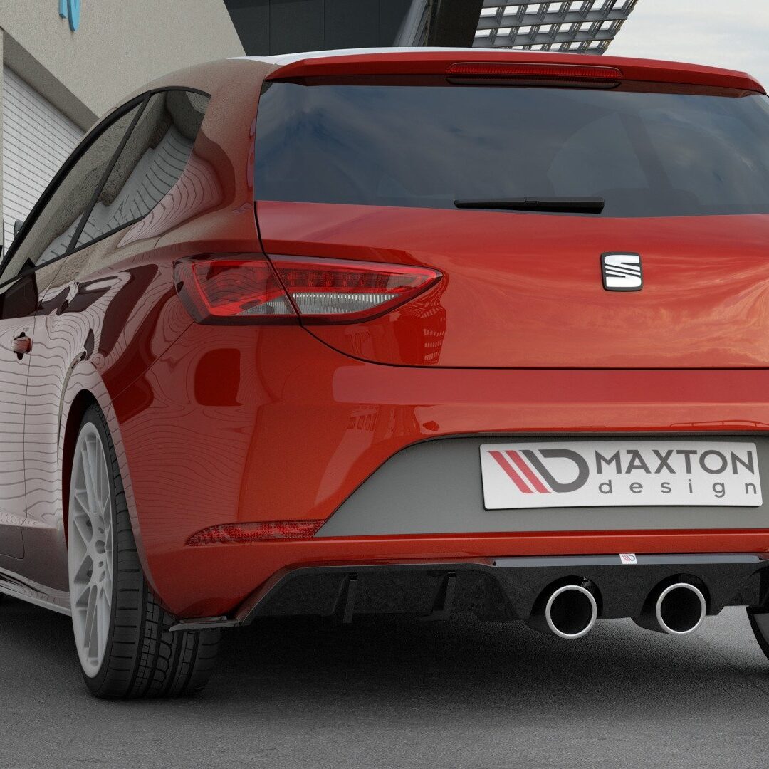 Lames De Pare-chocs Arrière Latérales Maxton V.2 Pour Seat Leon Cupra Mk3 FL - Neuf
