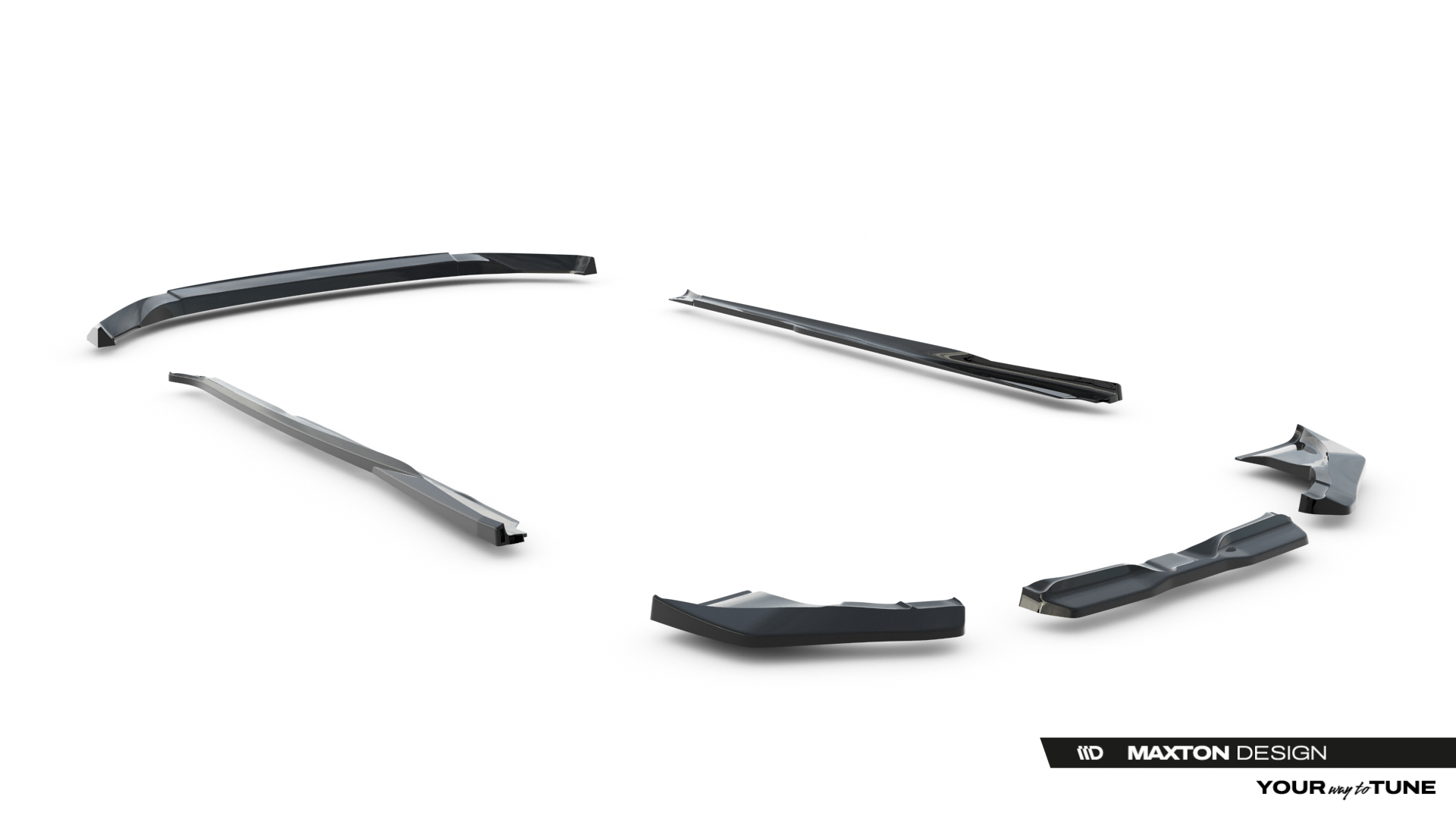 Maxton Design Set of Splitters Nissan 370Z Facelift NI-370F-SET