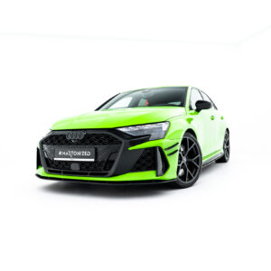 Maxton Design Street Pro Front Splitter Audi RS3 Sportback 8Y Facelift AURS38YFSCNC-FD1BRB