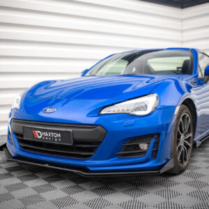 Maxton Design Street Pro Front Splitter V.1 + Flaps Subaru BRZ Mk1 Facelift SUBRZ1FCNC-FD1BRB+FSF1G