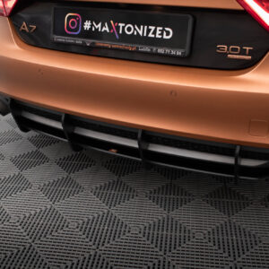 Maxton Design Street Pro Rear Diffuser Audi A7 S-Line C7 AUA7C7CNC-RS1B+BRBI