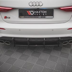 Maxton Design Street Pro Rear Diffuser Audi S3 Sportback 8Y AUS38YCNC-RS1B+BRBI