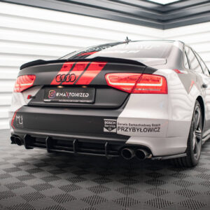 Maxton Design Street Pro Rear Diffuser Audi S8 D4 AUA8D4SLINECNC-RS1B+BRBI