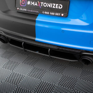 Maxton Design Street Pro Rear Diffuser Audi TT S 8S Facelift AUTT3SCNC-RS1B+BRBI