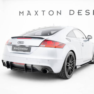 Maxton Design Street Pro Rear Diffuser Audi TT S-Line 8J Facelift AUTT2SLINECNC-RS1B+BRBI