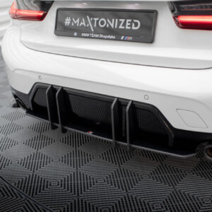 Maxton Design Street Pro Rear Diffuser BMW 3 M-Pack G20 / G21 Facelift BM3G20FMPACKCNC-RS1BRB