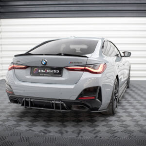 Maxton Design Street Pro Rear Diffuser BMW 4 Gran Coupe M440i G26 BM4G26MPACKGCCNC-RS2B+BRBI