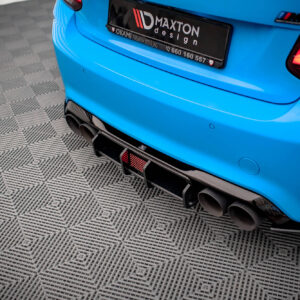 Maxton Design Street Pro Rear Diffuser BMW M2 F87 BM287MCOMPCNC-RS2B+BRBI