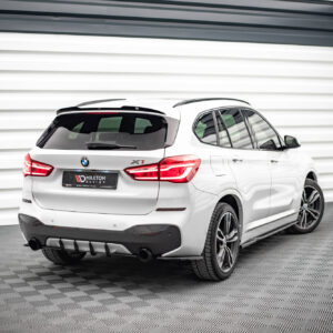 Maxton Design Street Pro Rear Diffuser BMW X1 M-Pack F48 BMX148MPACKCNC-RS1B+BRBI