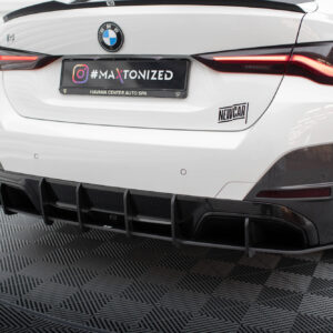 Maxton Design Street Pro Rear Diffuser BMW i4 M-Pack G26 BMI4G26MPACKCNC-RS1B+BRBI