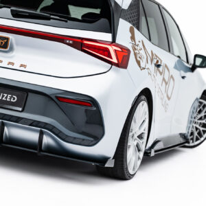 Maxton Design Street Pro Rear Diffuser + Flaps Cupra Born Mk1 CUBO1CNC-RS1B+RSF1G
