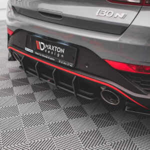 Maxton Design Street Pro Rear Diffuser Hyundai I30 N Hatchback Mk3 Facelift HYI303FNCNC-RS1BRB