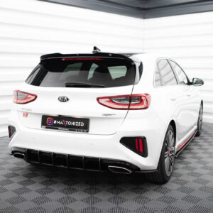 Maxton Design Street Pro Rear Diffuser Kia Ceed GT Mk3 KICE3GTCNC-RS1B+BRBI