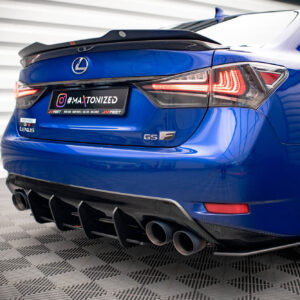 Maxton Design Street Pro Rear Diffuser Lexus GS F Mk4 Facelift LEGSF4FCNC-RS1B+BRBI