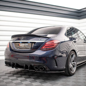 Maxton Design Street Pro Rear Diffuser Mercedes-AMG C 43 Sedan W205 Facelift MEC205AMGCNC-RS1BRB