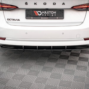 Maxton Design Street Pro Rear Diffuser Skoda Octavia Mk4 SKOC4CNC-RS1B+BRBI