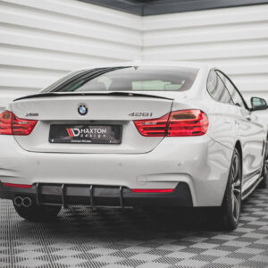 Maxton Design Street Pro Rear Diffuser V.1 BMW 4 M-Pack F32 BM4F32MPACKCNC-RS3B+BRBI