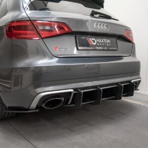 Maxton Design Street Pro Rear Diffuser V.2 Audi RS3 8V Sportback AURS38VCNC-RS4B+BRBI
