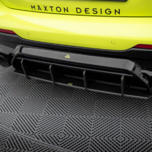 Maxton Design Street Pro Rear Diffuser V.2 BMW 1 M-Pack / M135i / 128ti F40 BM140MPACKCNC-RS2B+BRBI