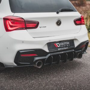 Maxton Design Street Pro Rear Diffuser V.4 BMW M140i BM1F20FMCNC-RS4B+BRBI