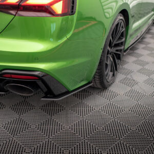 Maxton Design Street Pro Rear Side Splitters Audi RS5 F5 Facelift AURS52FCNC-RSD1BRB