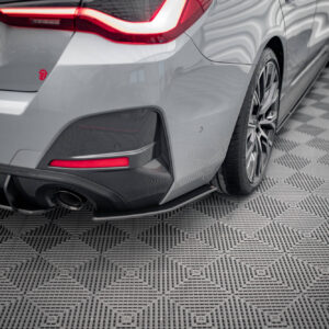 Maxton Design Street Pro Rear Side Splitters BMW 4 Gran Coupe M-Pack G26 BM4G26MPACKGCCNC-RSD1BRB