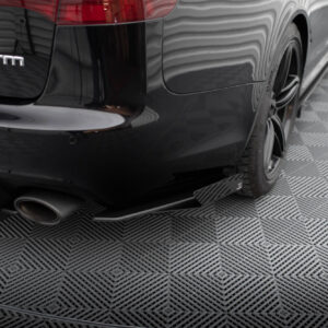 Maxton Design Street Pro Rear Side Splitters + Flaps Audi RS6 Avant C6 AURS6C6CNC-RSD1BRB+RSF1G