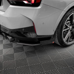 Maxton Design Street Pro Rear Side Splitters + Flaps BMW 2 Coupe M240i G42 BM242MCNC-RSD1BRB+RSF1G