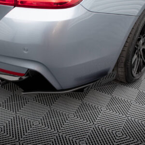 Maxton Design Street Pro Rear Side Splitters + Flaps BMW 435i Coupe M-Pack F32 BM4F32MPACKCNC-RSD1BRB+RSF1G
