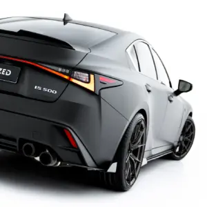 Maxton Design Street Pro Rear Side Splitters + Flaps Lexus IS 500 Mk3 Facelift 2 (XE30) LEIS3F2500CNC-RSD1B+RSF1G