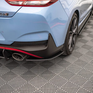 Maxton Design Street Pro Rear Side Splitters Hyundai I30 N Fastback Mk3 Facelift HYI303NFBCNC-RSD1BRB