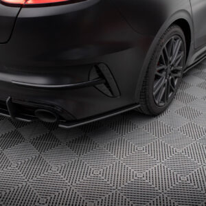 Maxton Design Street Pro Rear Side Splitters Kia Proceed GT Mk1 Facelift KICE3FPROGTCNC-RSD1BRB