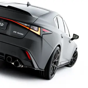 Maxton Design Street Pro Rear Side Splitters Lexus IS 500 Mk3 Facelift 2 (XE30) LEIS3F2500CNC-RSD1BRB